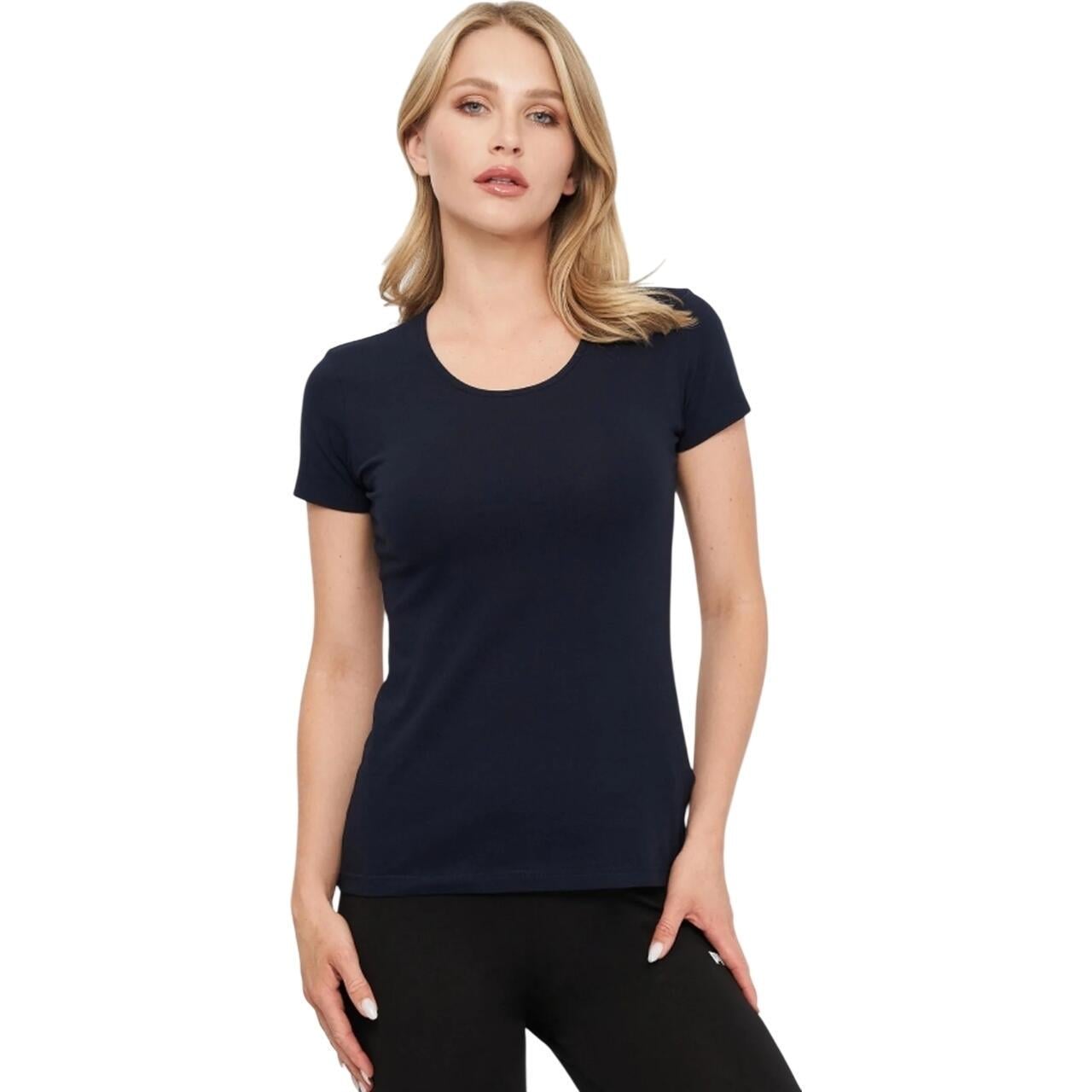 Футболка женская Kappa T-SHIRT MEZZA MANICA GIROCOLLO K2501 BluNavy L Темно-синий (57384-51) Футболка женская Kappa T-SHIRT MEZZA MANICA GIROCOLLO K2501 BluNavy L Темно-синий (57384-51)