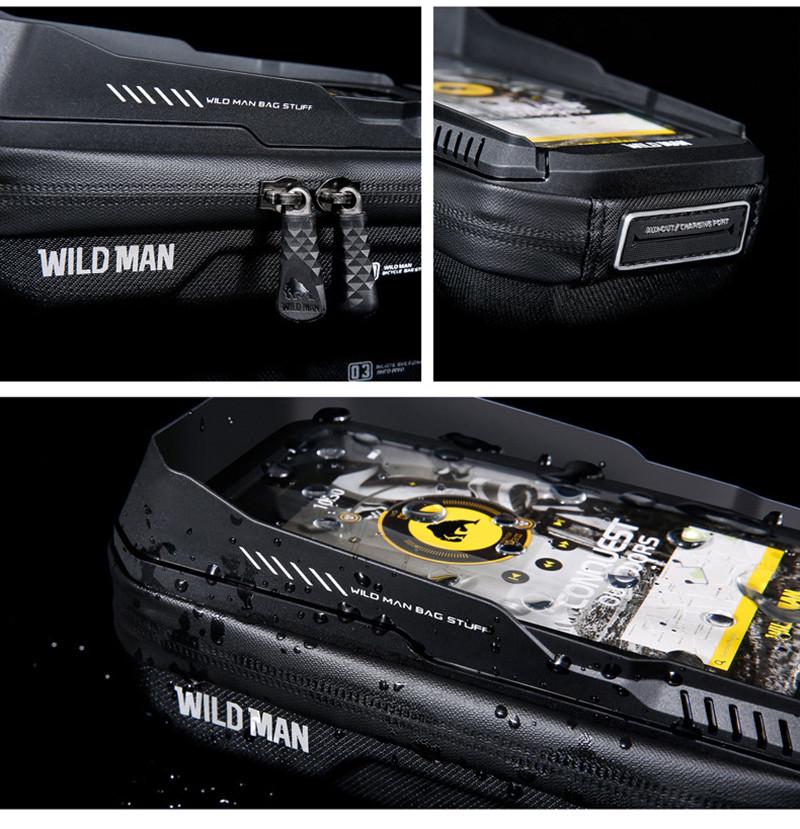 Велосумка для смартфона на кермо Wild Man XT3 - фото 3 Велосумка для смартфона на кермо Wild Man XT3 - фото 3