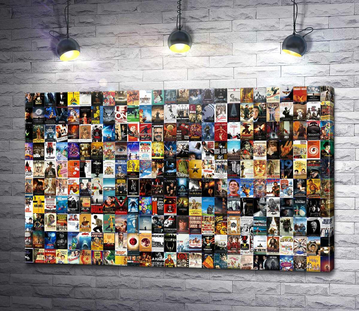Картина ArtPoster Коллаж из постеров выдающихся фильмов 100x62 см Модуль №1 (000842)