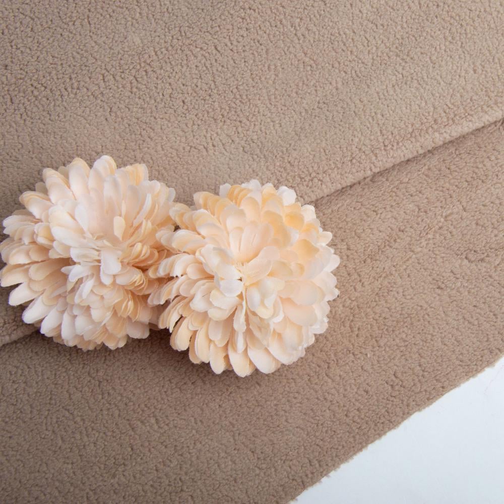 Тканина фліс преміум Тедді 360 г/м2 140 см Бежевий (26627) - фото 4 Тканина фліс преміум Тедді 360 г/м2 140 см Бежевий (26627) - фото 4