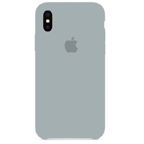 Чехол SIlicone Case для iPhone X/XS Protective Matte Pewter