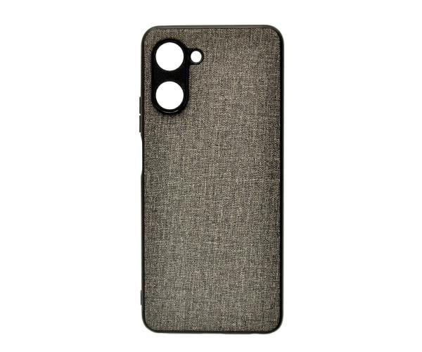Чехол накладка New Textile leather саse для Realme 10 Pro 5G Серый