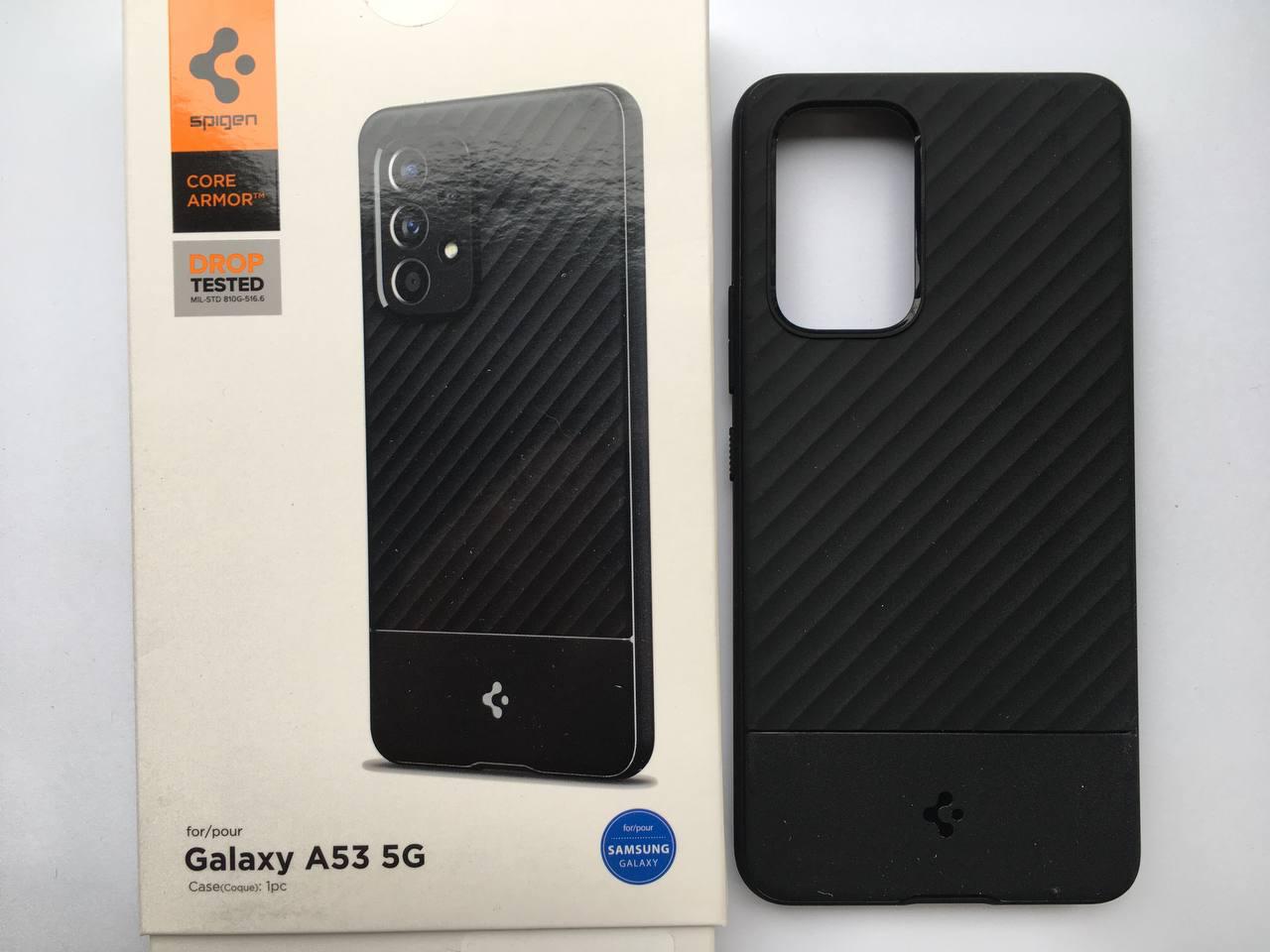 Чохол протиударний Spigen Core Armor ACS04298 для Samsung Galaxy A53 5G Black - фото 8