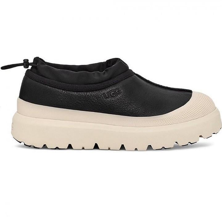 Уггі жіночі сліппер шкіра прорезинені Ugg Tasman Hybrid Black р. 42 Чорний (20608)