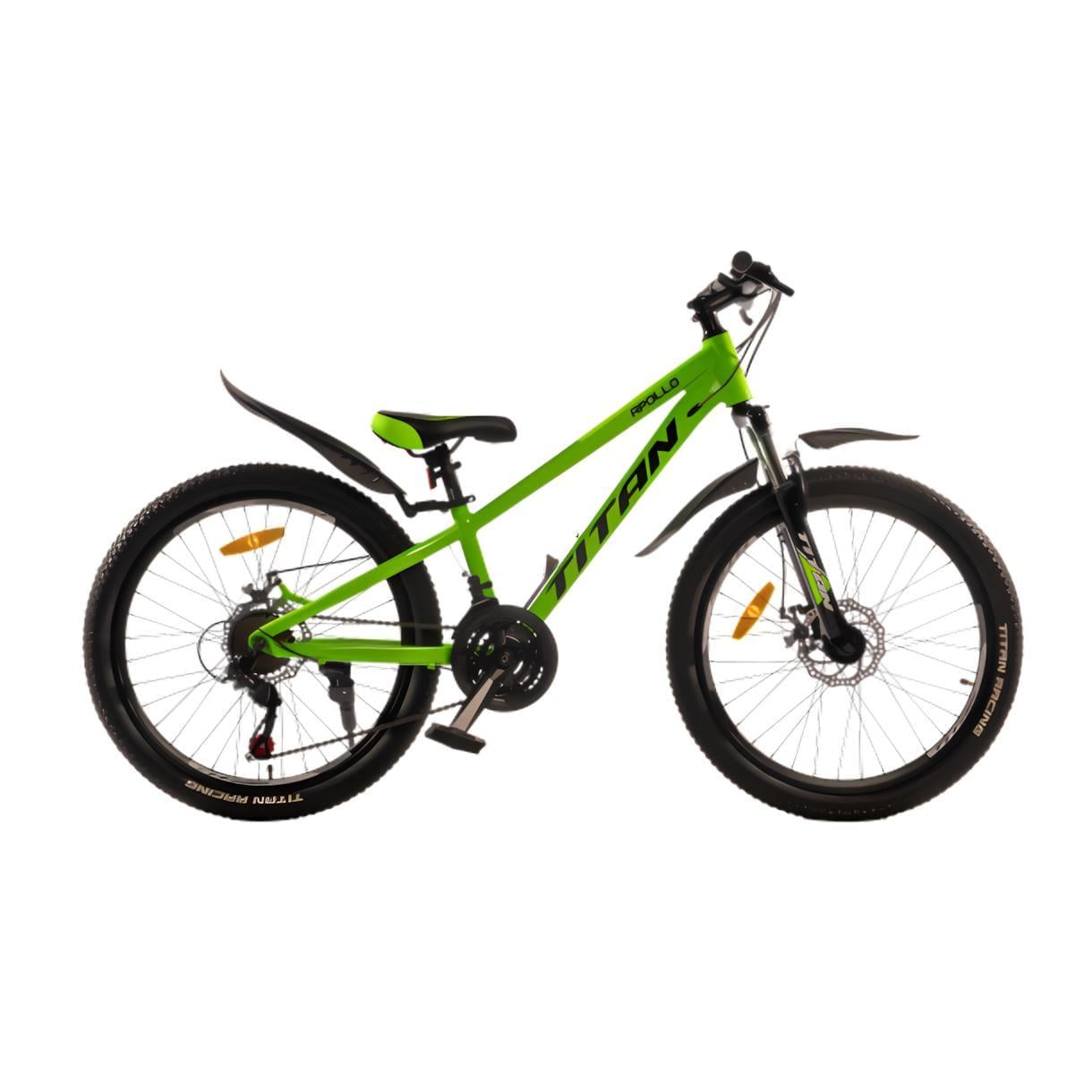Велосипед Titan APOLLO 24"11" Зелений/Чорний (371)