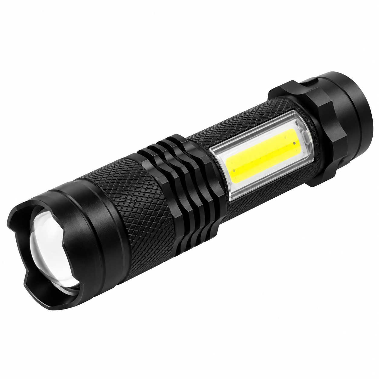 Фонарь ручной Police 525/8468-XPE+COB Черный (GR-06866)
