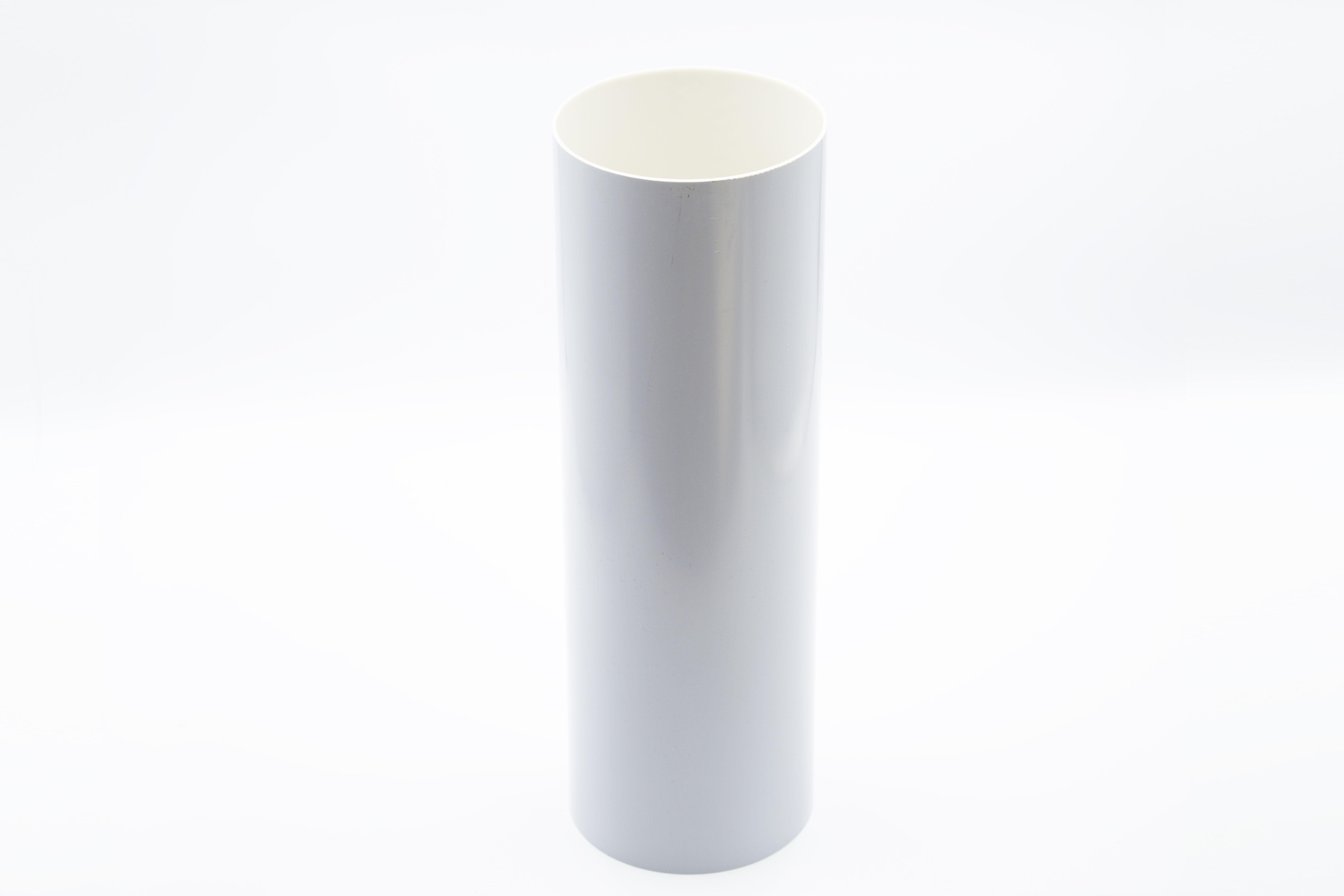 Водосточная труба RAINWAY D 75 мм x 3 м RAL 7040 Серый (10.090.13.305.RW) - фото 1