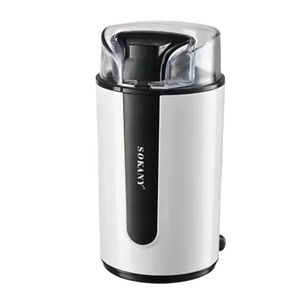 Кавомолка електрична ножова Sokany SK-3026 200 Вт 75 г Білий (SK-3026)