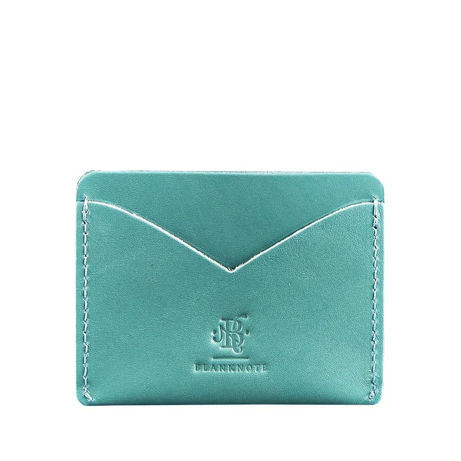 Визитница женская кожаная 5.0 Бирюзовый (A-026275)