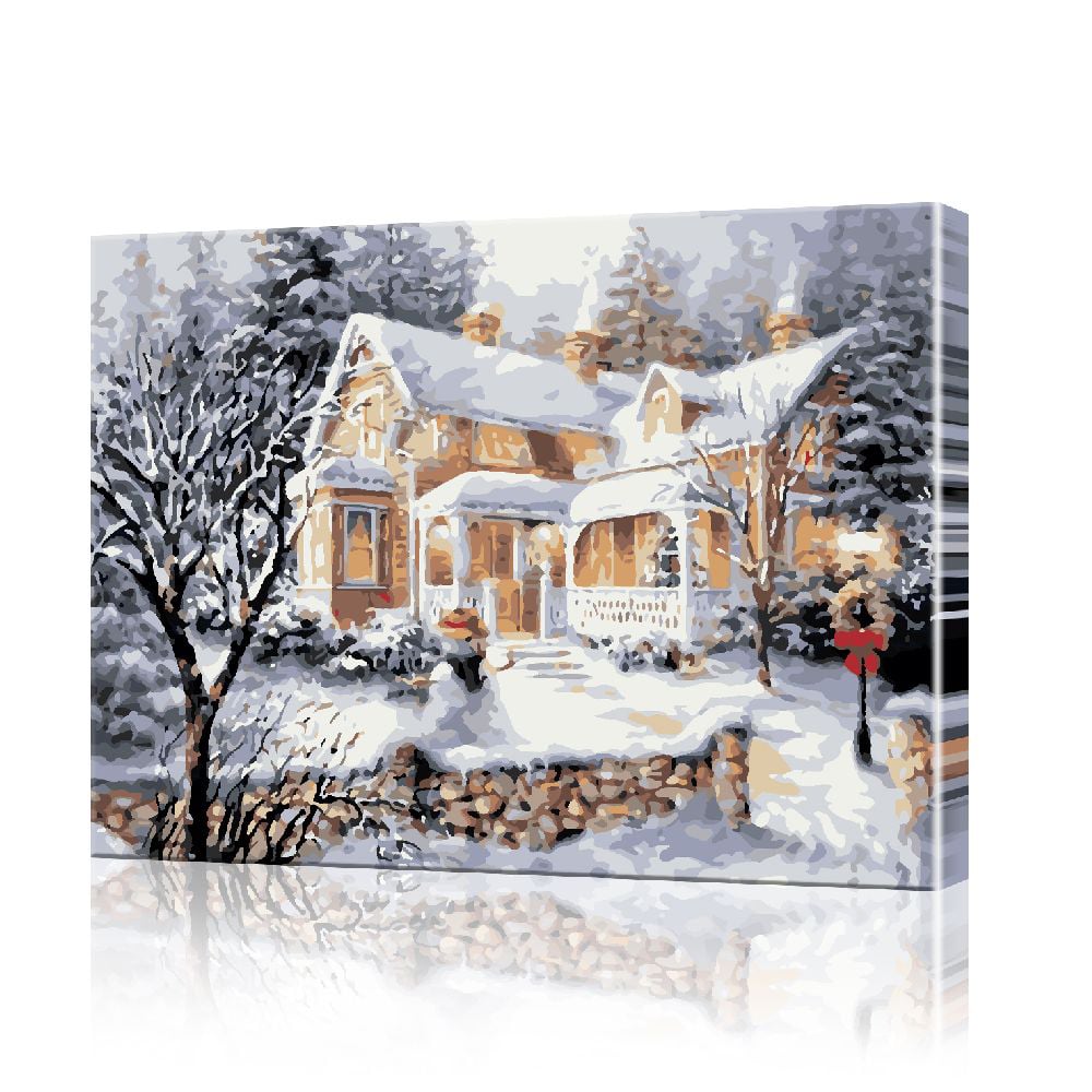 Картина по номерам ArtSale В преддверии Рождества PBN0424 40х50 см