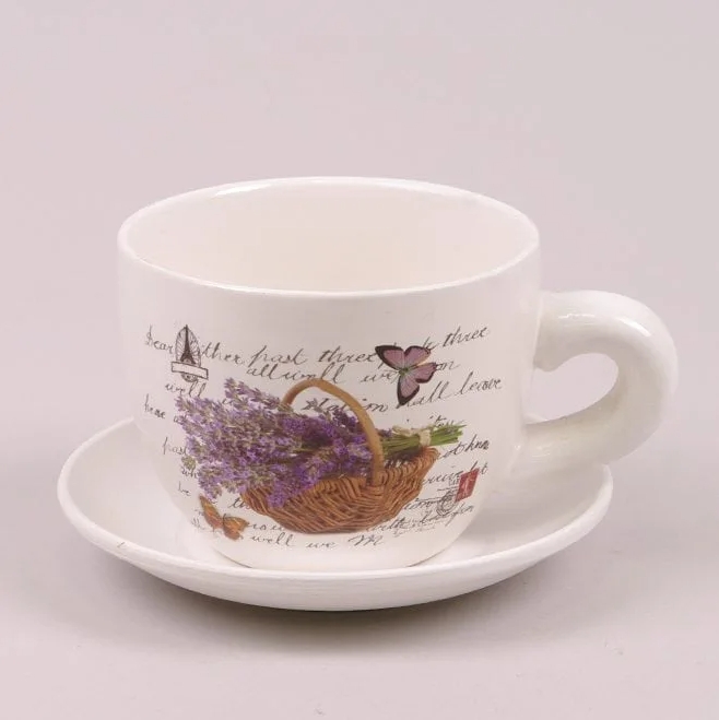 Горшок керамический Flora Чашка(37792)