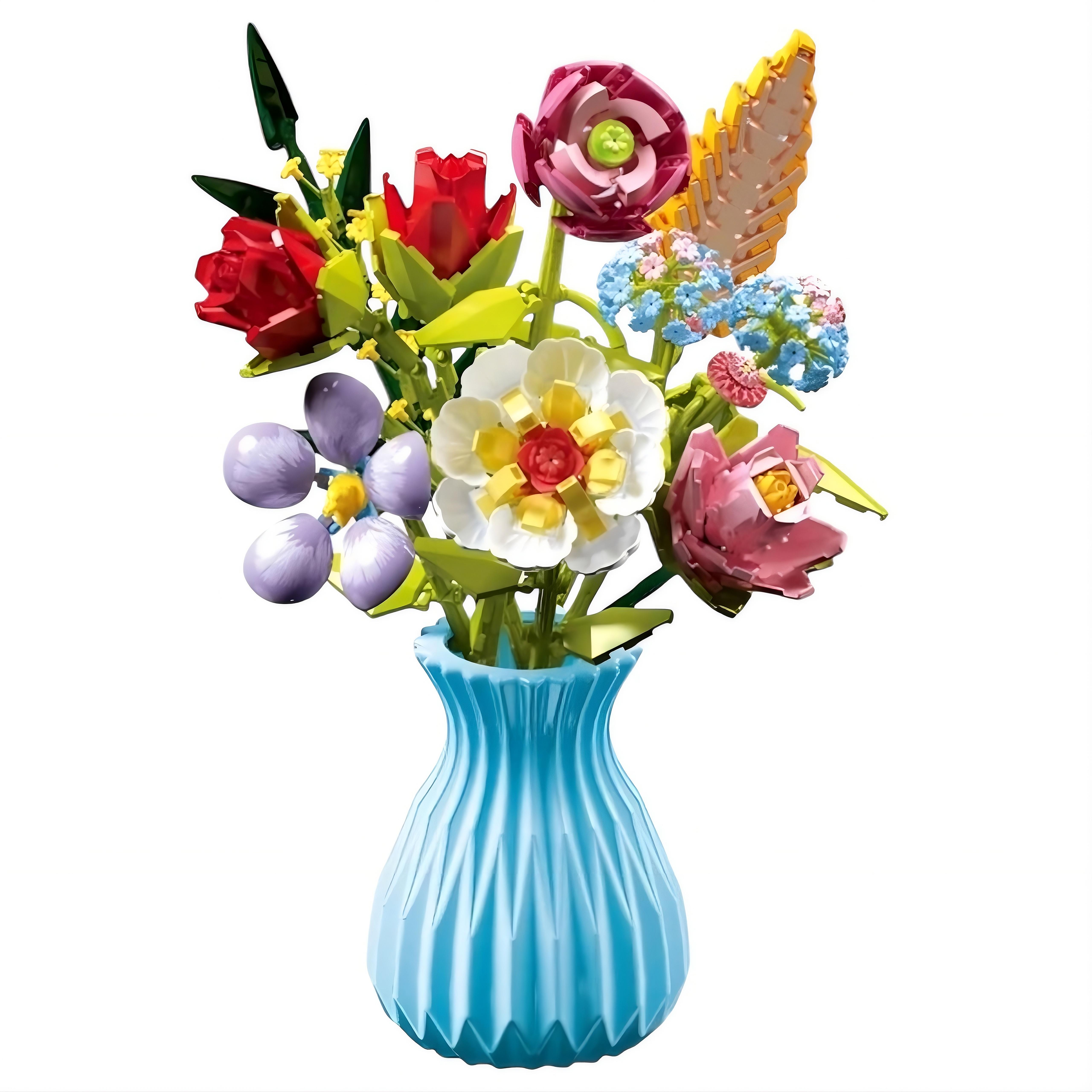 Конструктор декоративный Букет в голубом весе 109-7 3D цветочная композиция 691 дет. 11×11×15 см (33076780) Конструктор декоративный Букет в голубом весе 109-7 3D цветочная композиция 691 дет. 11×11×15 см (33076780)