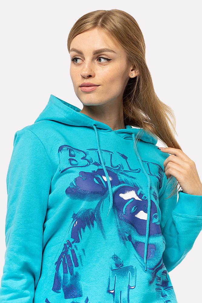 Худи женское ЦБ-00199146 р. 46 Голубой (SKT000865251) - фото 2 Худи женское ЦБ-00199146 р. 46 Голубой (SKT000865251) - фото 2