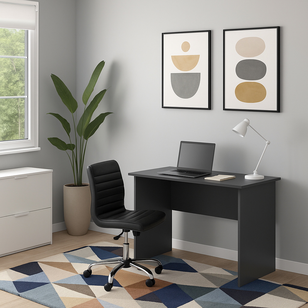 Стіл прямий ОП-101 Графіт (404336) - фото 2 Стіл прямий ОП-101 Графіт (404336) - фото 2