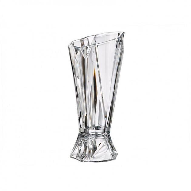 Ваза для квітів Bohemia Enigma на ніжці 38 см богемське скло (8KG37/1/99T49/380) Ваза для квітів Bohemia Enigma на ніжці 38 см богемське скло (8KG37/1/99T49/380)
