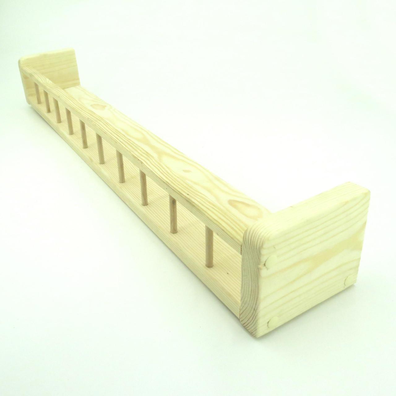 Полка настенная из дерева Эврика 83 см Бланже (НСП-838201)