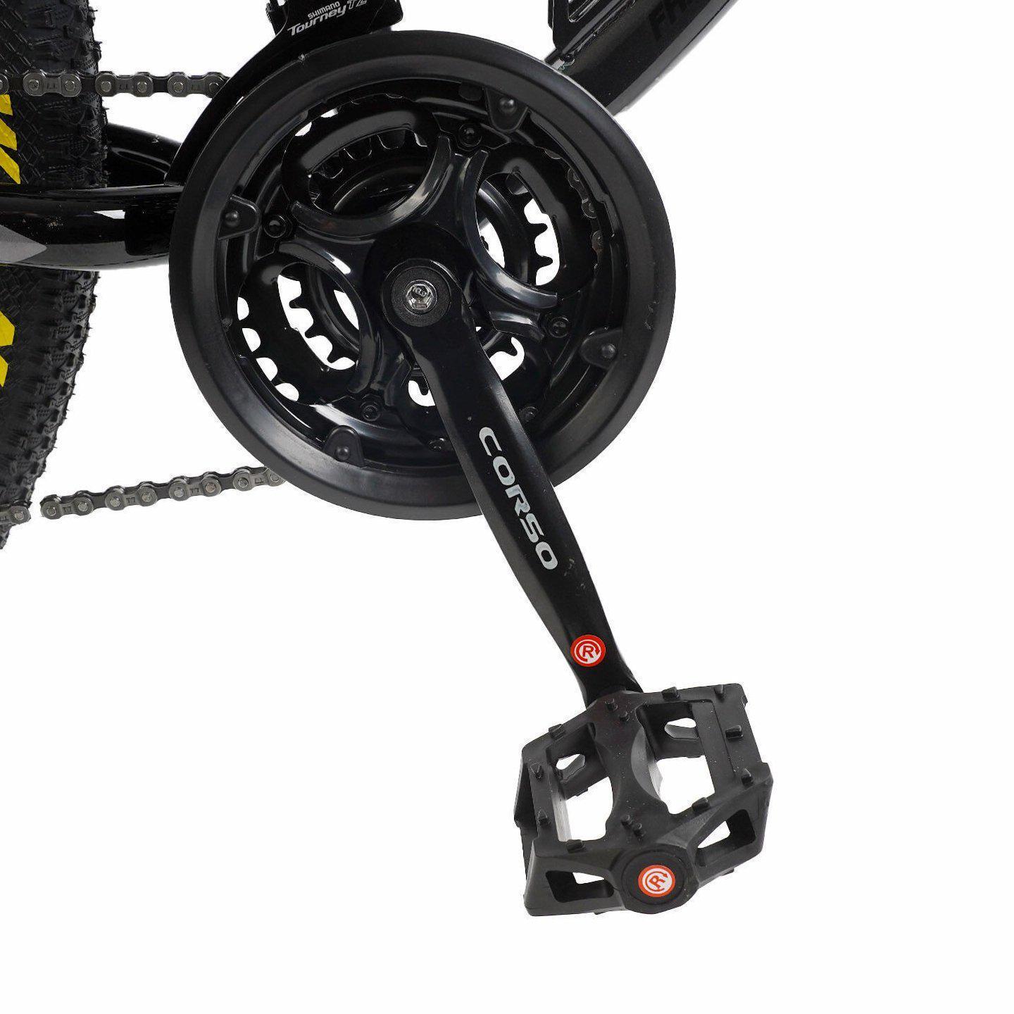 Велосипед горный двухподвесный Corso Rend 27,5" рама 15" Черный - фото 6