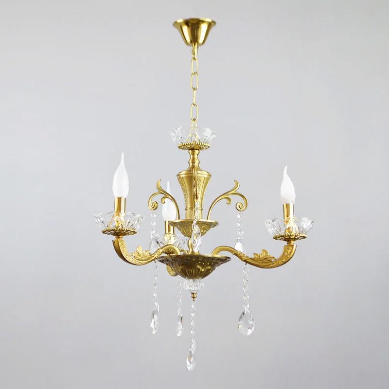 Люстра подвесная Light House NM-14705/3 AB на три свечи Бронза