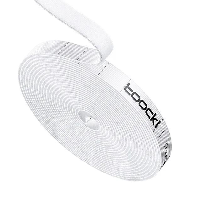 Лента липка Tactix нейлон-ткань 10х5000 мм Белый (VLCR-ROL-W)