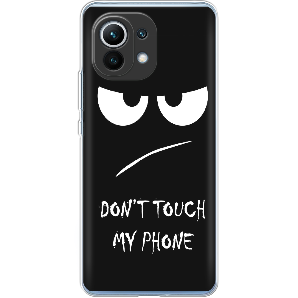 Чехол BoxFace Xiaomi Mi 11 Don't Touch my Phone Прозрачный силикон (41924-up535-41924)