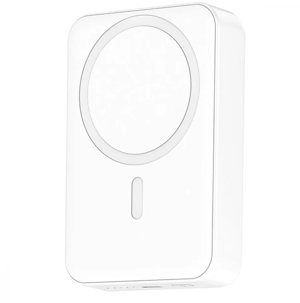 Повербанк Proove Magnetic Wireless с беспроводной зарядкой Qi 15W Fast Charge 2в1 10000 mAh 20W White (000391)