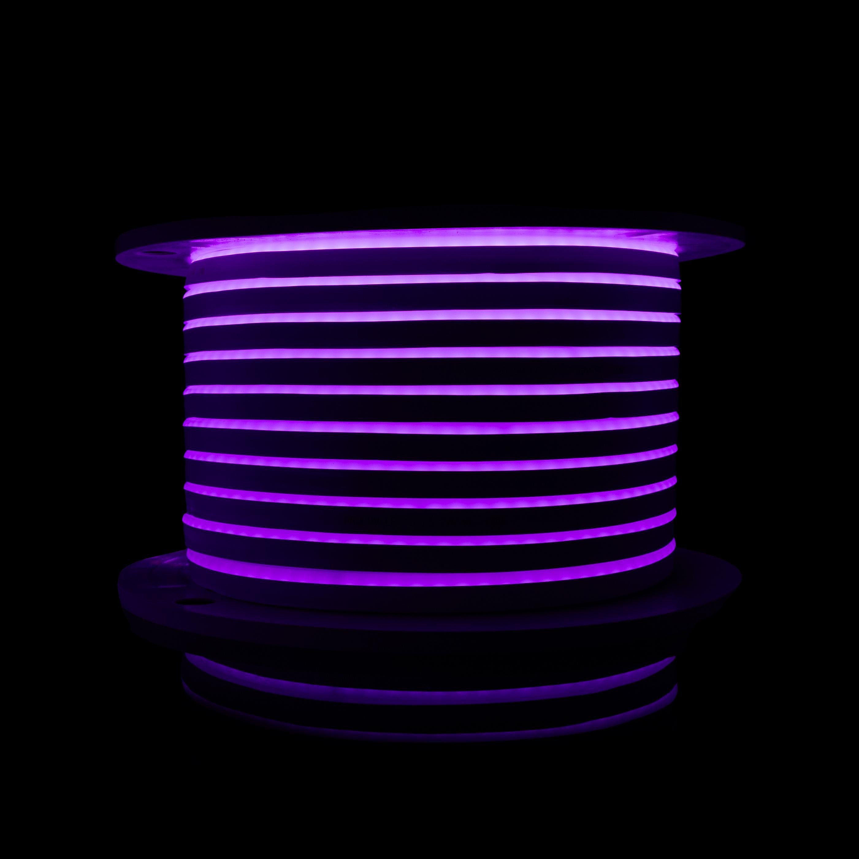 Світлодіодна стрічка неонова Prolum Series LF 8x16 IP68 12V Фіолетовий (120067) - фото 2