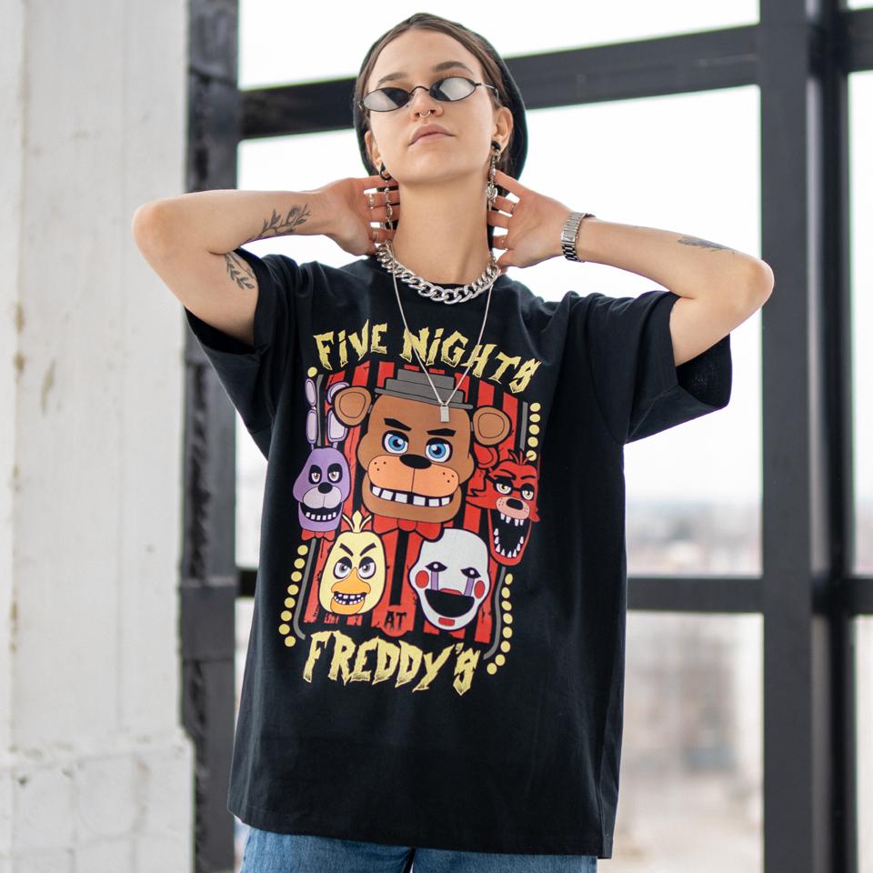 Футболка унисекс Five Nights at Freddys L Черный (00000000158)