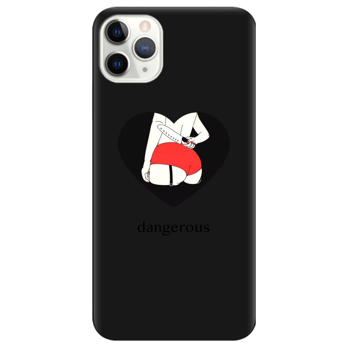 Силіконовий чохол Zorrov для Apple iPhone 11 Pro Dangerous (12180040179072298)