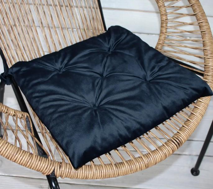 Подушка для стульев Broadway 40х40х6 см Синий (84-010) - фото 5 Подушка для стульев Broadway 40х40х6 см Синий (84-010) - фото 5