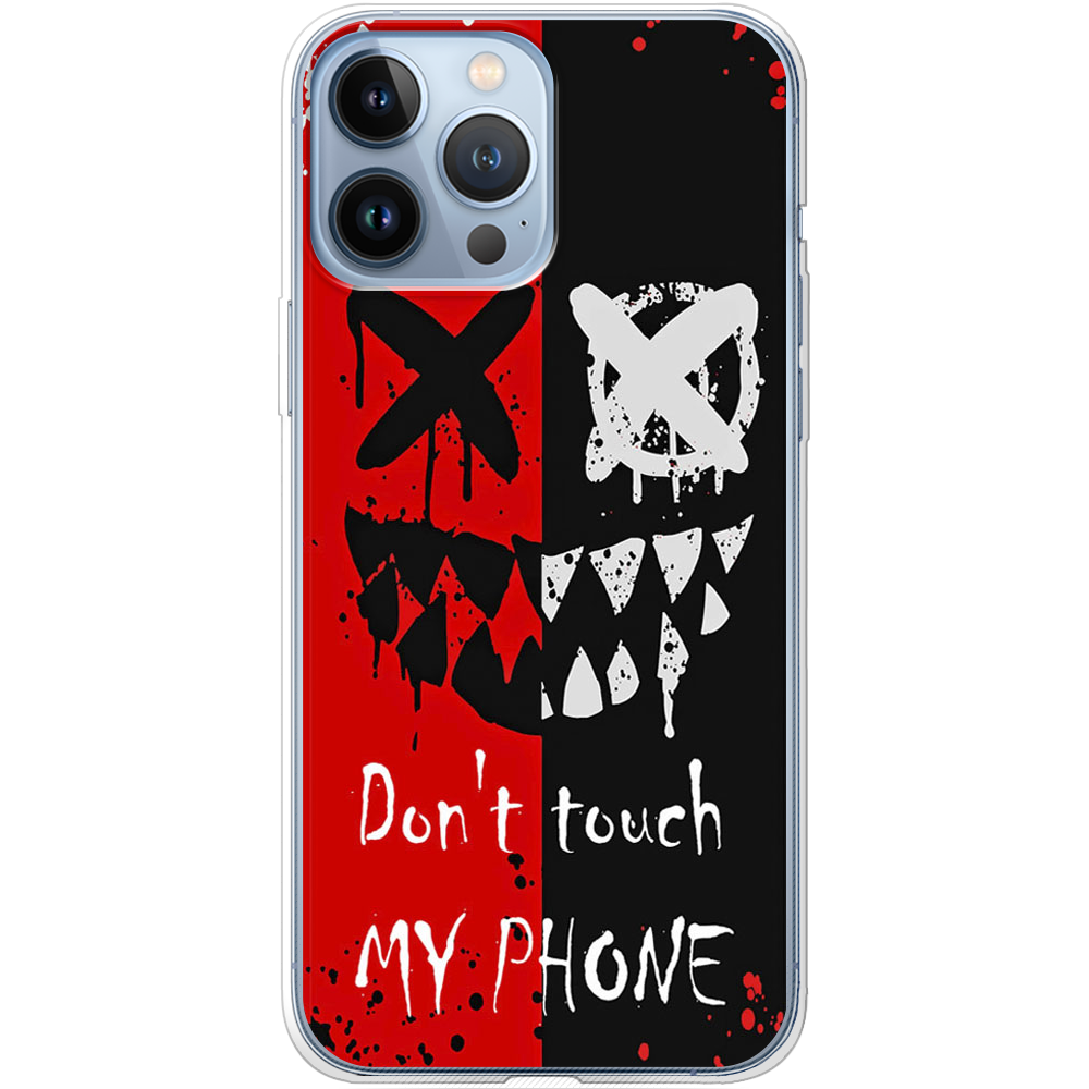 Чохол BoxFace iPhone 13 Pro Bad Smile Прозорий силікон (43365-up2468-43365)