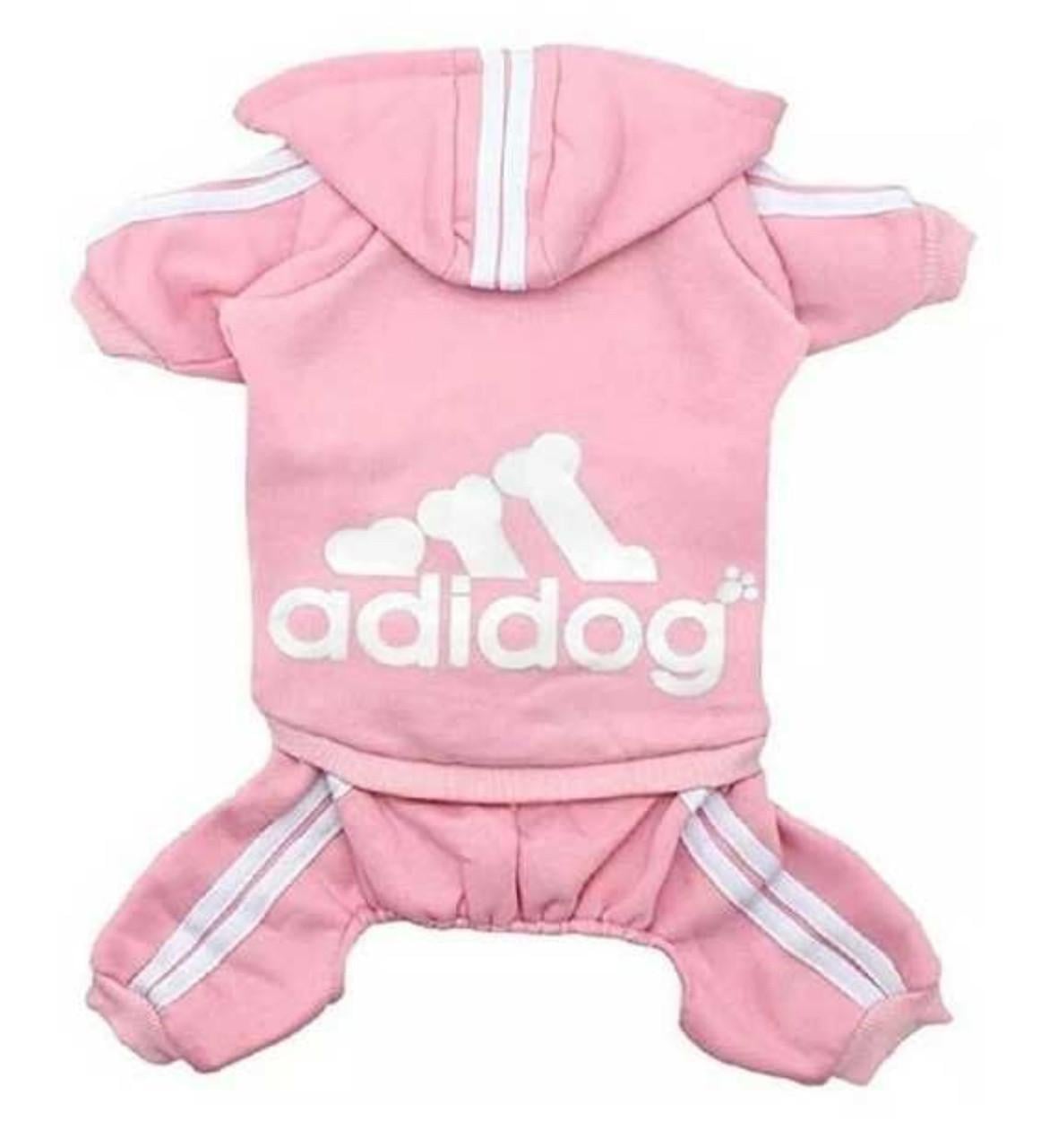 Костюм зимний для собак и кошек Adidog с капюшоном S