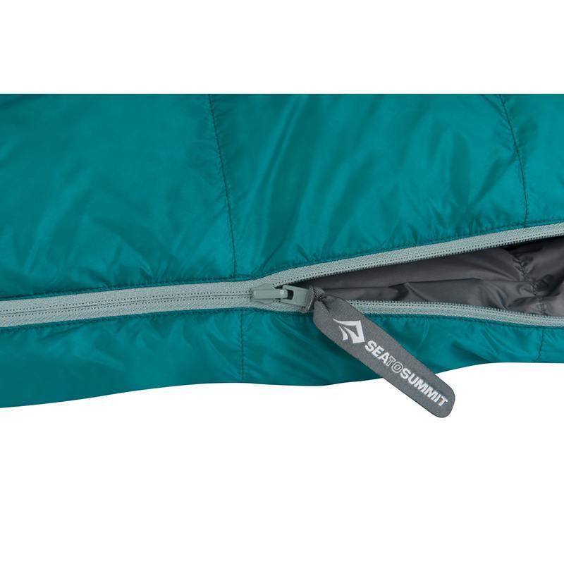 Спальный мешок Sea to Summit Traveller TRII Regular Left Zip Teal (STS ATR2-R-TL) - фото 10