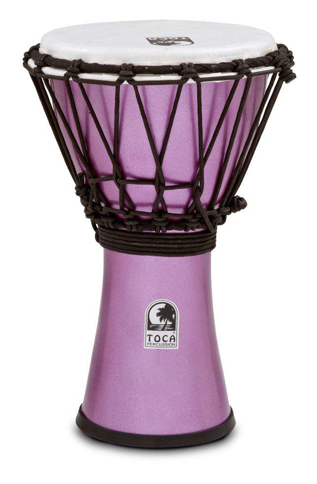 Джембе Toca Freestyle Colorsound TFCDJ-7MV 7" Metallic Violett (G-TO803307) - фото 1