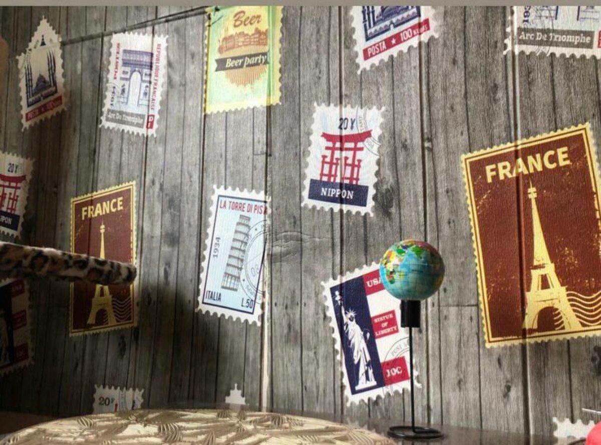 Панель самоклеящаяся 3D почтовые марки 091 700x700x4 мм (SW-00001152) - фото 6 Панель самоклеящаяся 3D почтовые марки 091 700x700x4 мм (SW-00001152) - фото 6