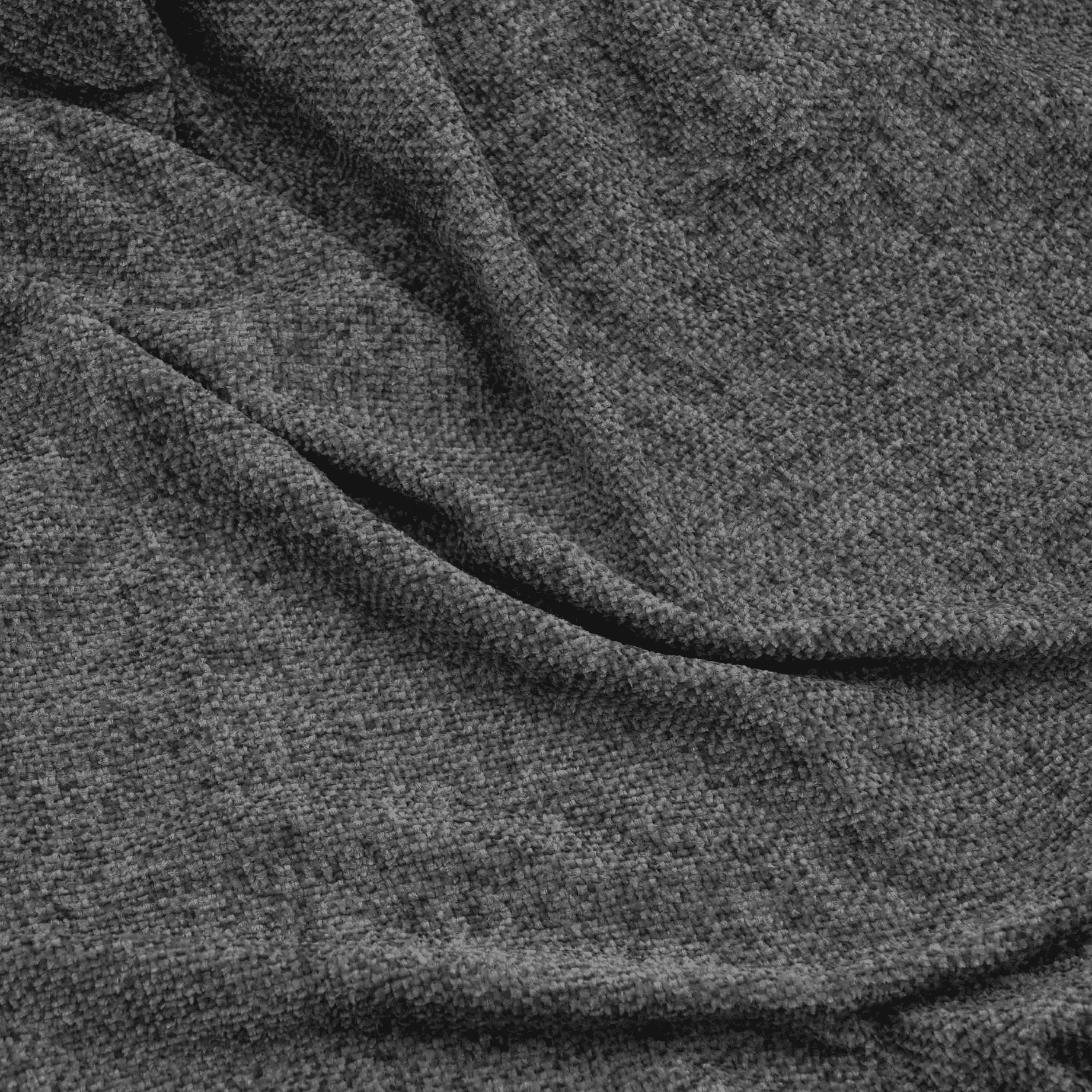 Плед мягкий Ardesto Chenille из 100% полиэстера 140х190 см Темно-серый (ART0203CH) - фото 5