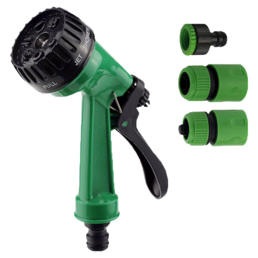 Набор для полива пистолет-распылитель Grad 5012545 7 режимов 2 коннектора 1/2" и адаптер 1/2"-3/4" (5012545)