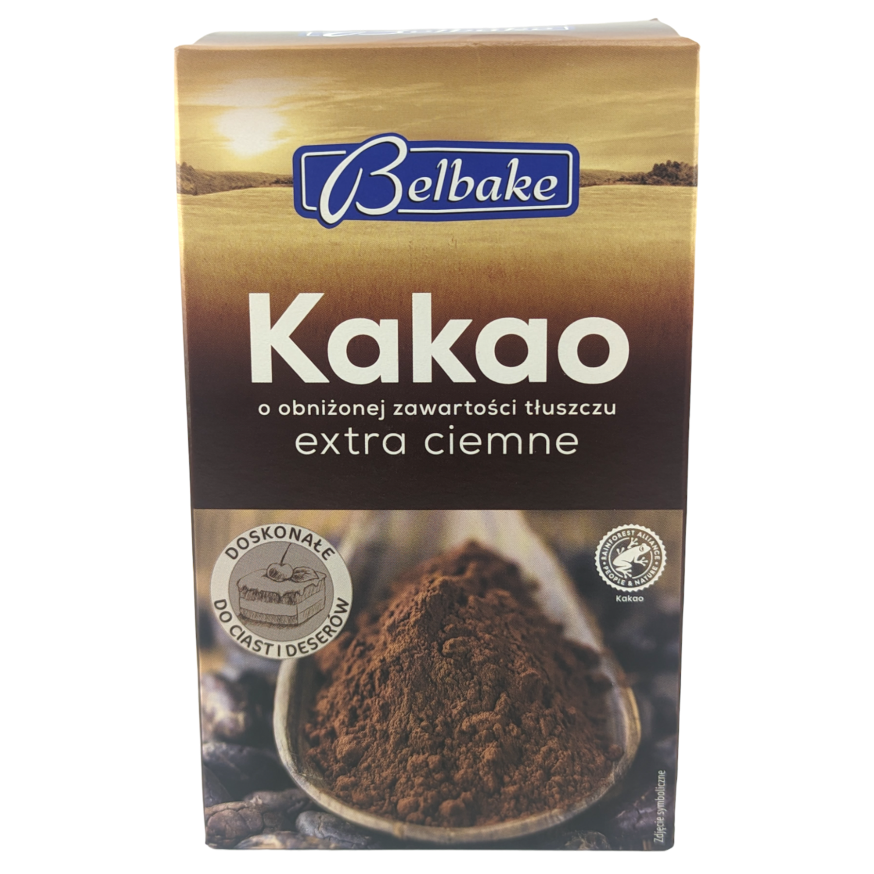 Какао порошок экстра темный Belbake Extra Ciemne 200 г