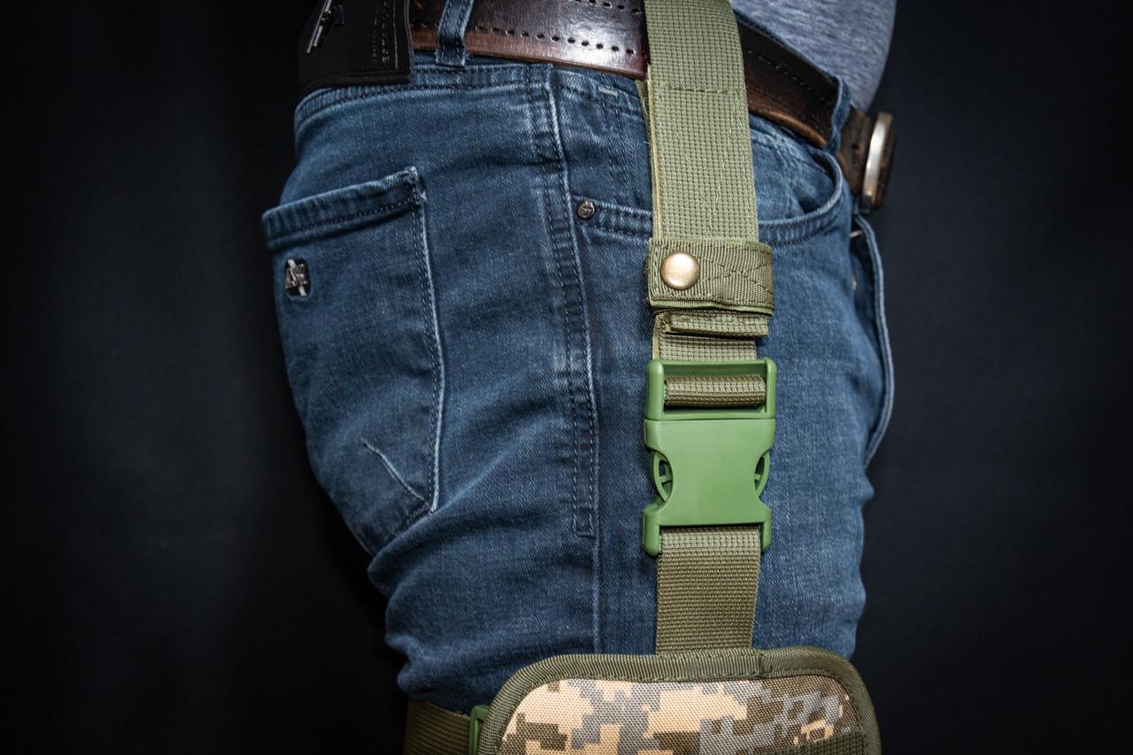 Платформа на бедро Molle КІРАСА кордура 284 Пиксель - фото 5 Платформа на бедро Molle КІРАСА кордура 284 Пиксель - фото 5