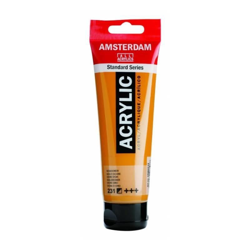 Акриловая краска Amsterdam Royal Talens 120 мл 231 Охра золотая (Az1-8712079267988)