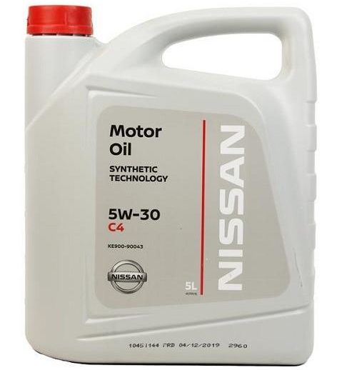 Масло моторное Nissan Motor Oil C3 5W-30 5 л (KE90091043)