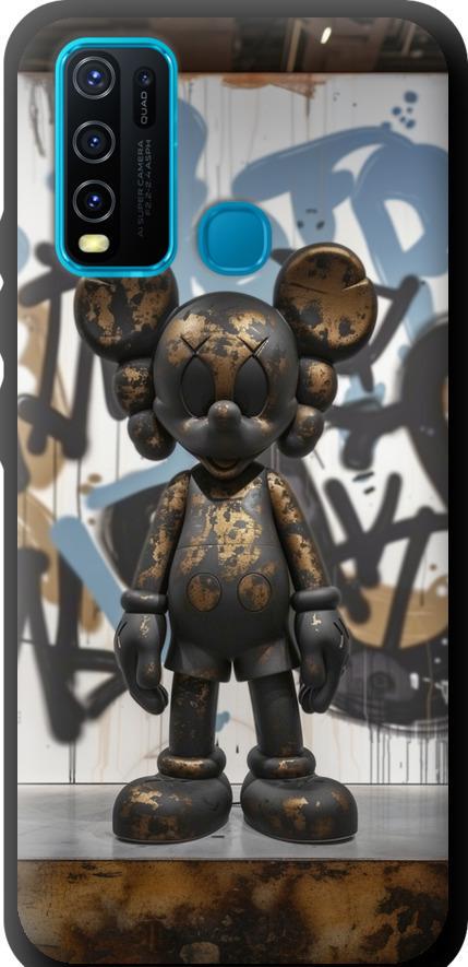 Чехол на Vivo Y30 Bronze kaws v2 (6098b-2154-42517)