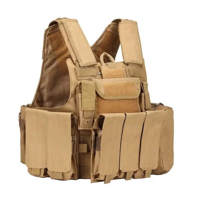 Жилет военный HLV A58 Beige (115538) - фото 2