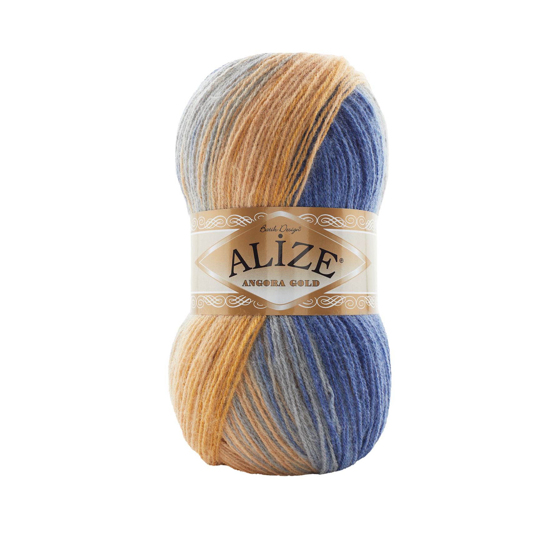 Пряжа Alize Angora Gold Batik 7914 (6348)