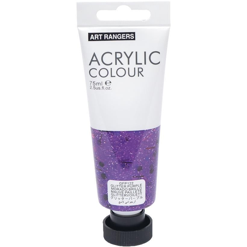 Акриловая художественная краска ART RANGER Acrylic 122 75 мл Фиолетовый с блестками (112304)