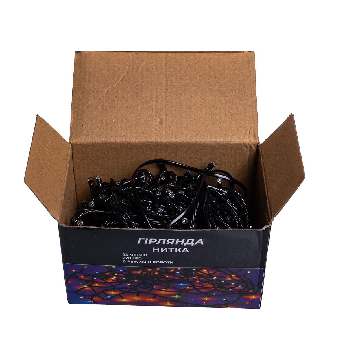 Гірлянда кімнатна Нитка W220LED22MBW 22 м 220 LED Чорний/Білий (29912682) - фото 10 Гірлянда кімнатна Нитка W220LED22MBW 22 м 220 LED Чорний/Білий (29912682) - фото 10