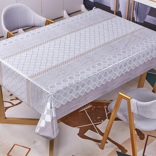 Клеенка Stenson Марсель глянцевая MA-4802 1,37x20 м с принтом на тканевой основе (11066605)