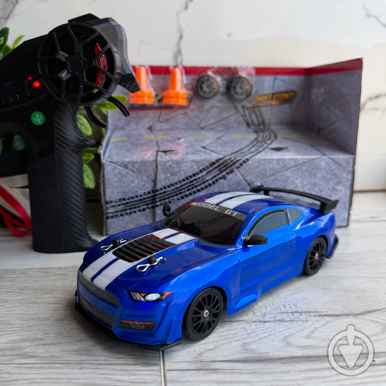 Машинка для дрифта Ford Mustang на радиоуправлении Форд Мустанг 4x4 1:24 20 см Синий (11) Машинка для дрифта Ford Mustang на радиоуправлении Форд Мустанг 4x4 1:24 20 см Синий (11)