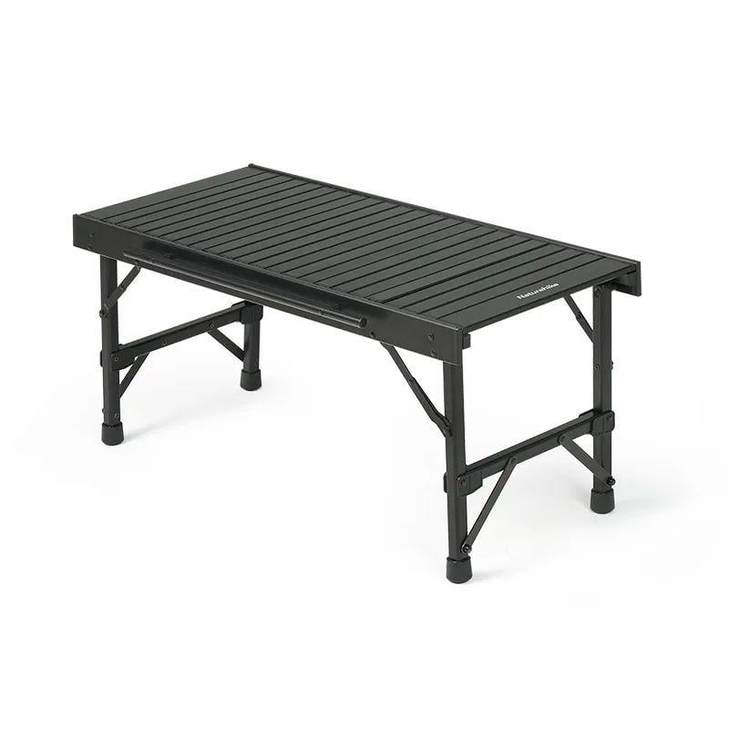 Стол туристический раскладной алюминиевый Naturehike NH21JU011 88x39x40 см Black (6976023924835)