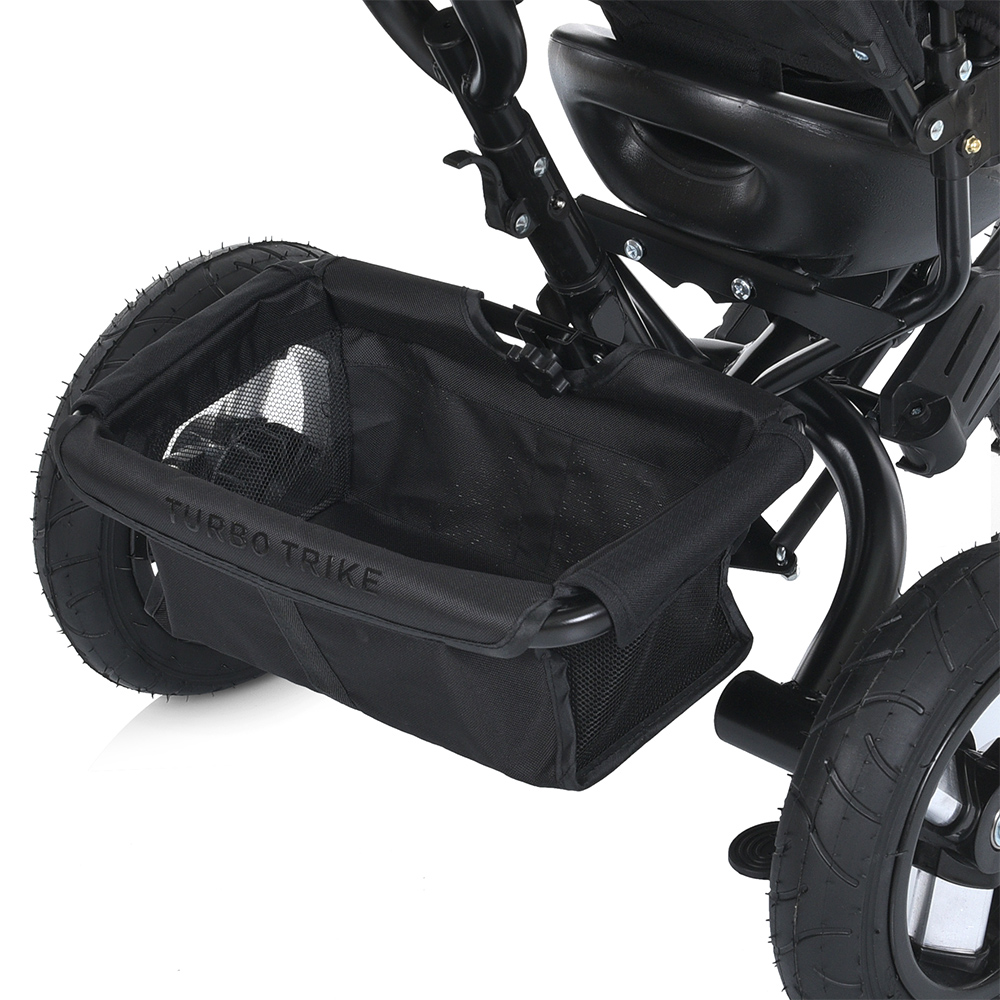 Велосипед триколісний Turbo Trike MT 1006-1 з батьківською ручкою Чорний - фото 12 Велосипед триколісний Turbo Trike MT 1006-1 з батьківською ручкою Чорний - фото 12