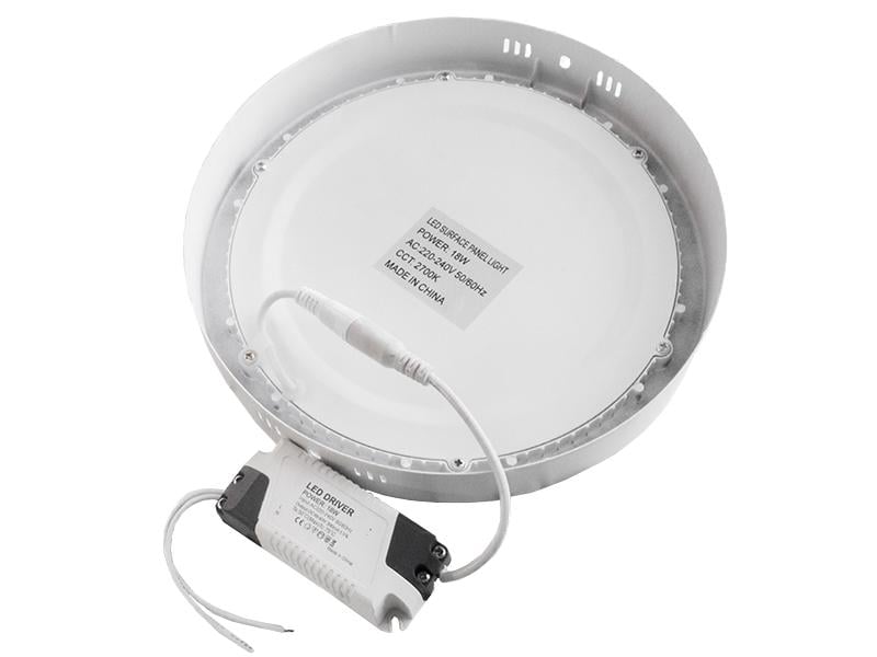 Светильник светодиодный накладной Downlight 18 Вт 2700К круглый (1036) - фото 2